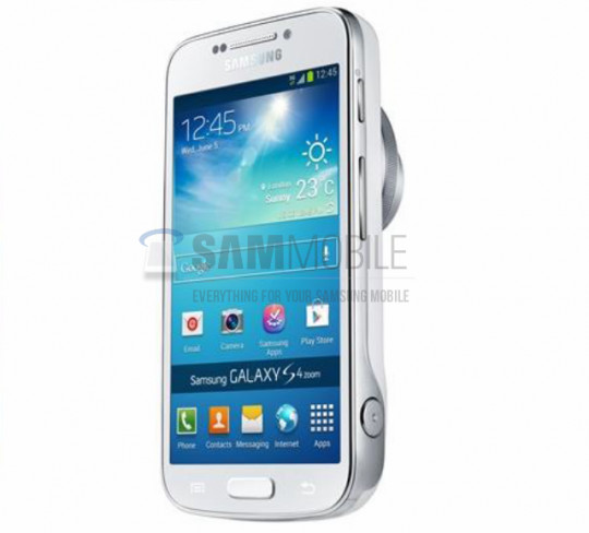 Первые фотографии камерофона Samsung Galaxy S4 Zoom