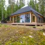 Wood (cedar) siding, hardi shakes, soffit and fascia